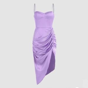 Lilac midi dress